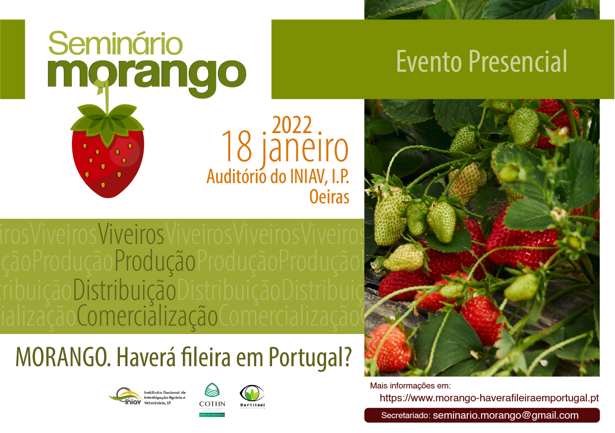 Seminário “Morango. Haverá fileira em Portugal?”